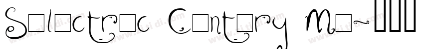 Selectric Century Me字体转换